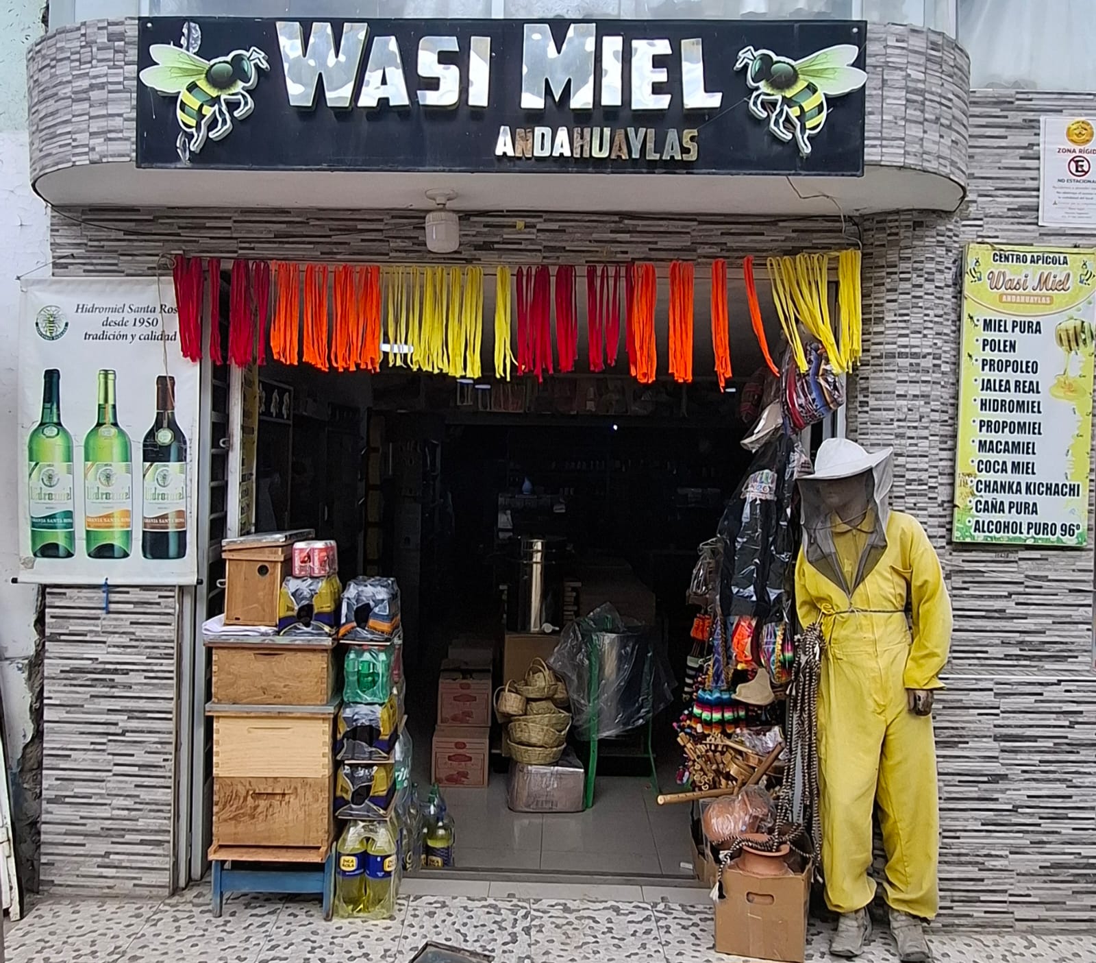 Tienda actual de Wasi Miel Andahuaylas
